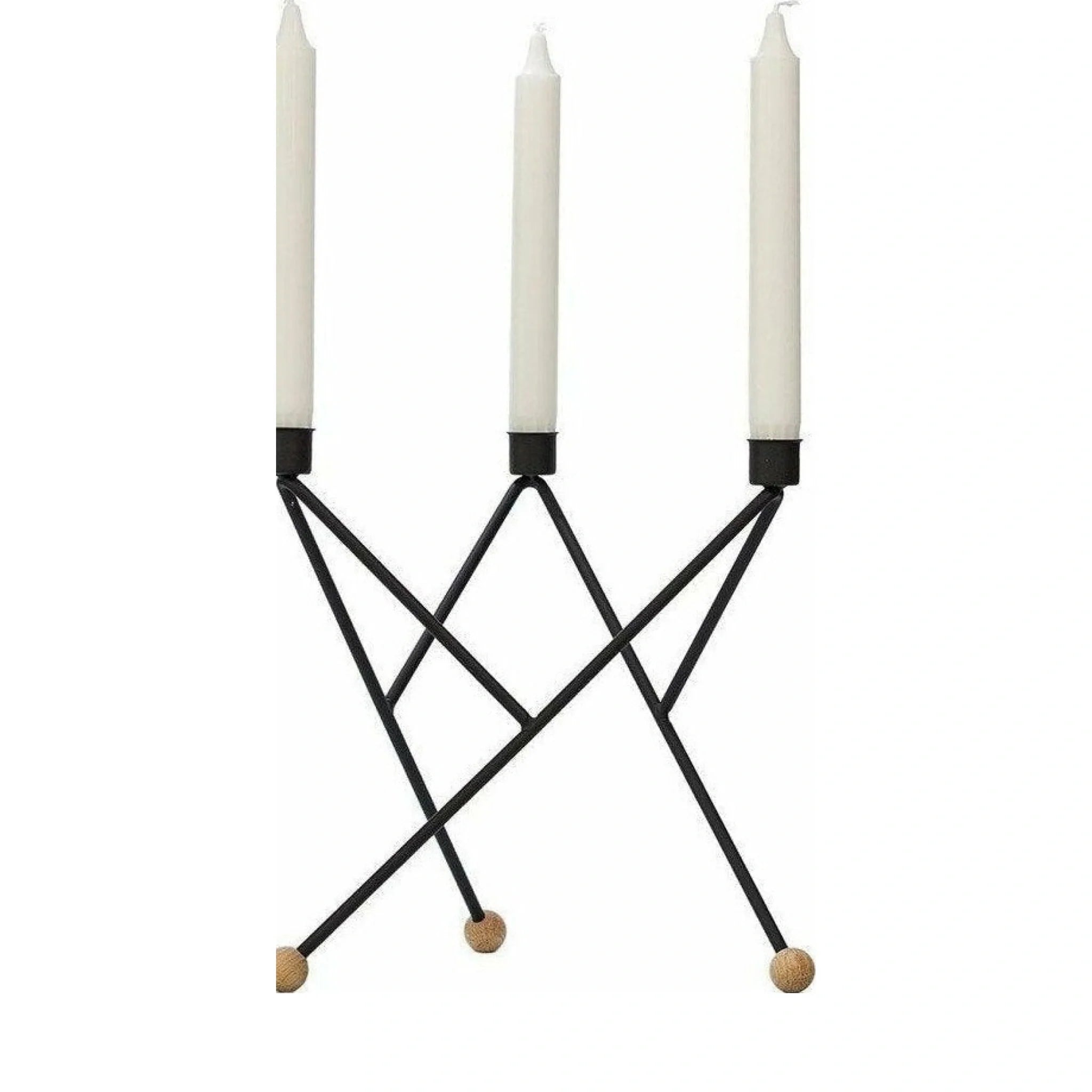 Andersen Furniture North Star Candlestick, Black, Large