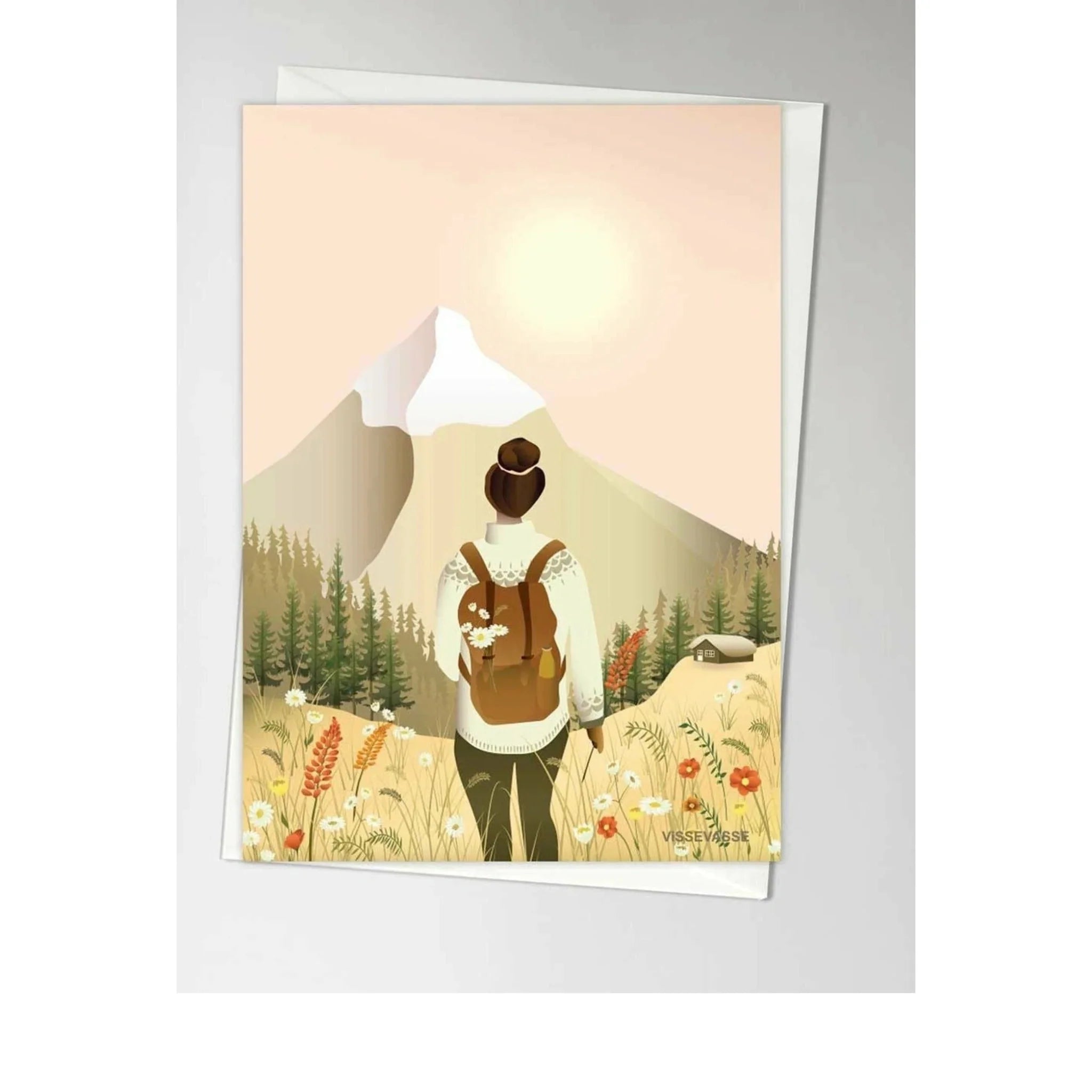 Vissevasse Hike With Me Greeting Card, A6