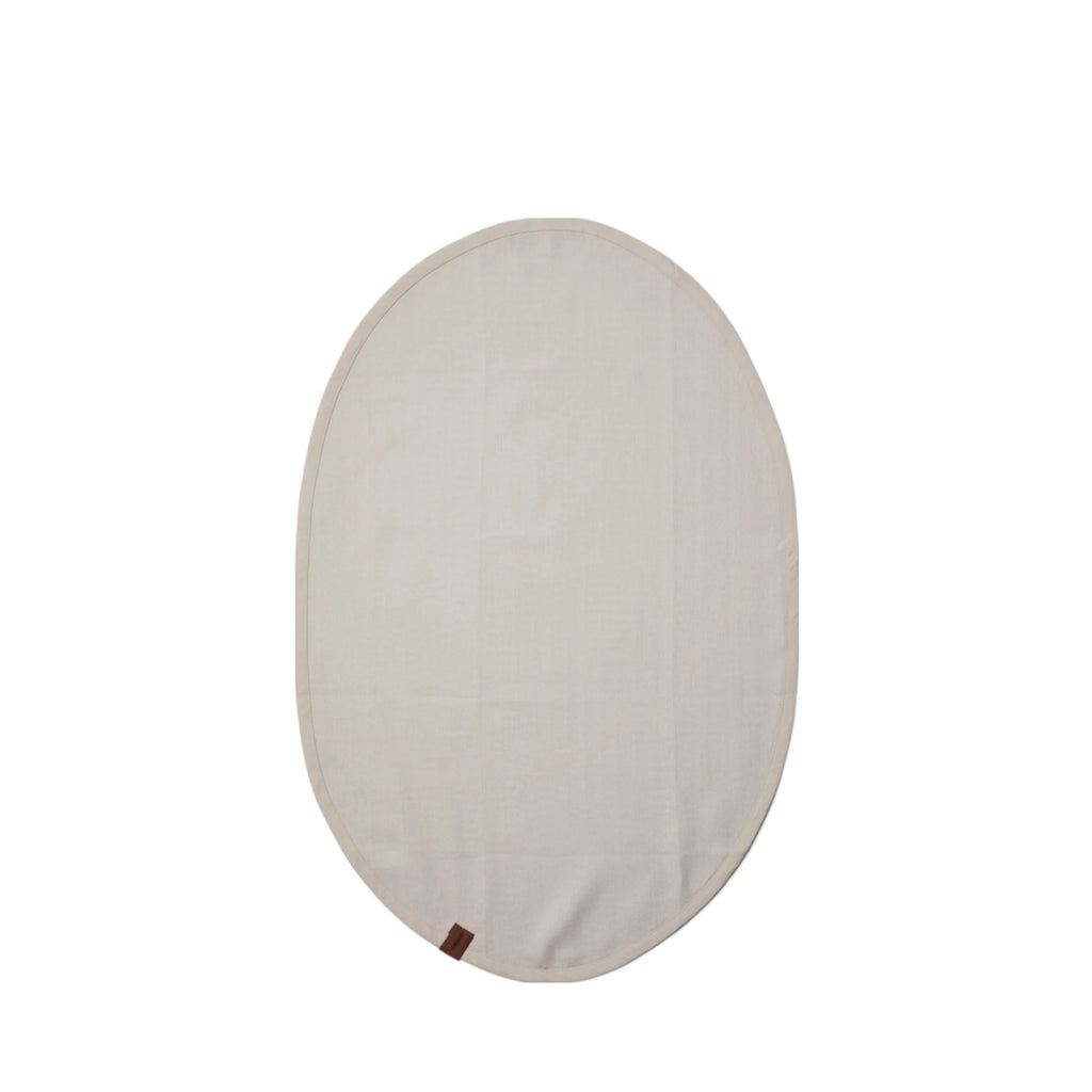 Humdakin Herring Bone Oval Dishcloth, Light Stone