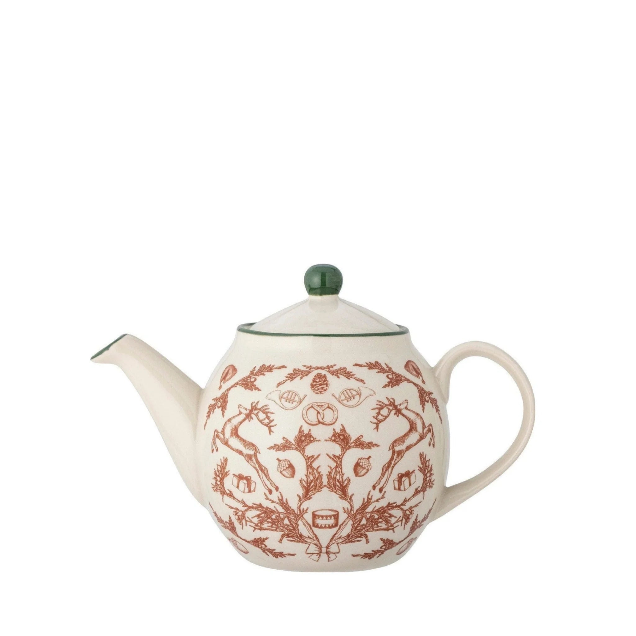 Bloomingville Beth Teapot, Red, Stoneware