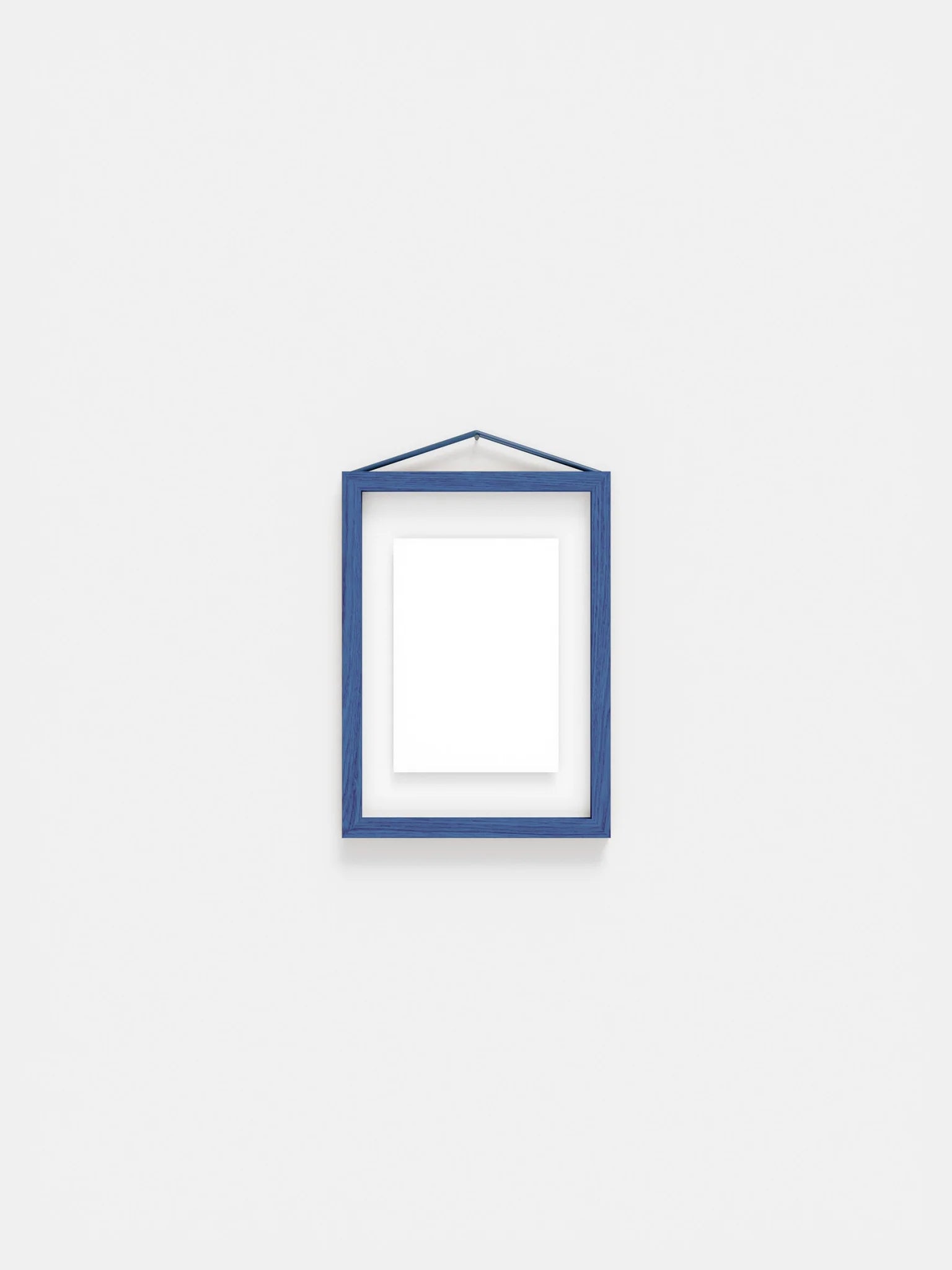 Moebe A5 Blue Satined Frame: Stylish Birch Wood Design & Versatile Display