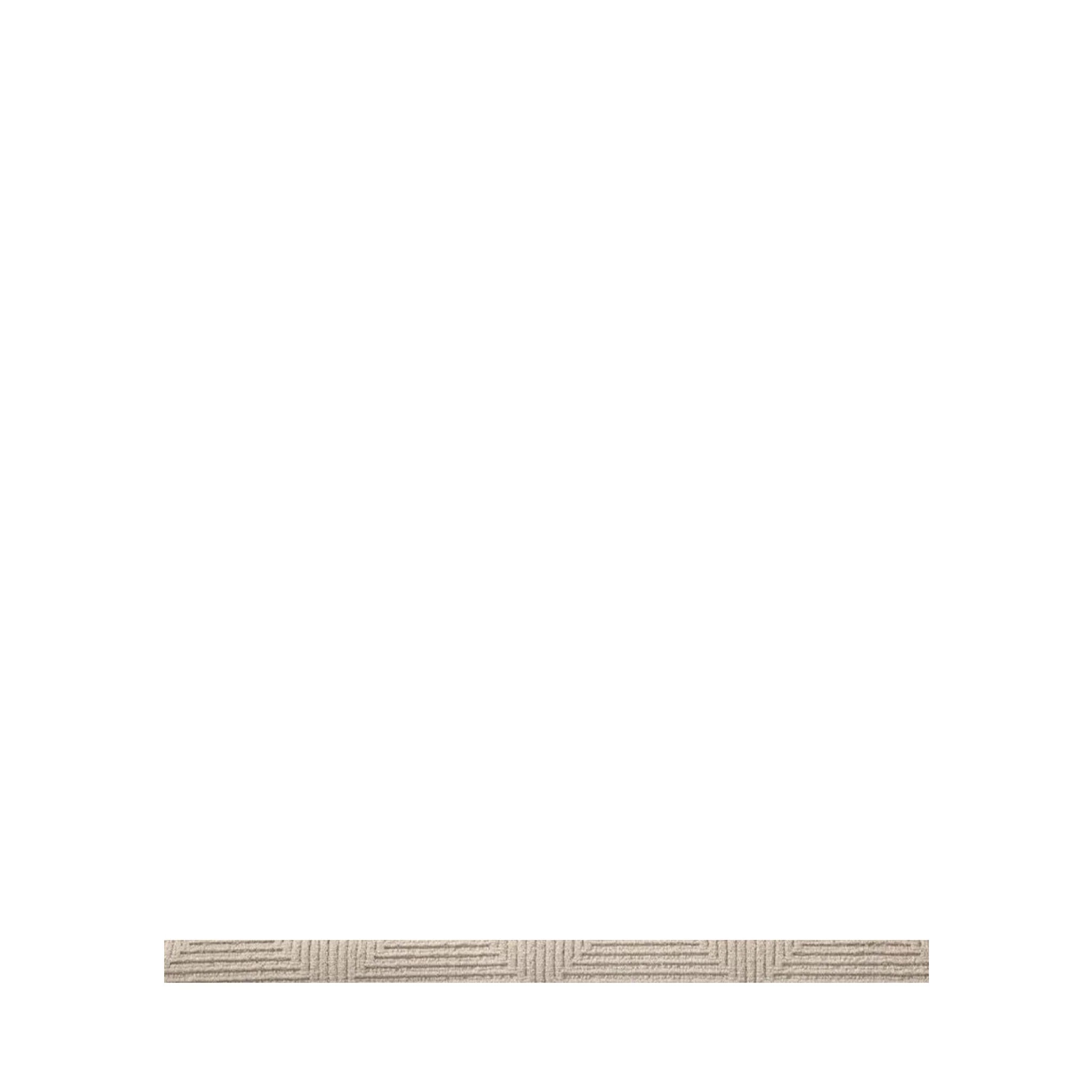 FDB Møbler Kirkeby Beige Bath Mat - 100% Organic Cotton, Eco-Friendly Design