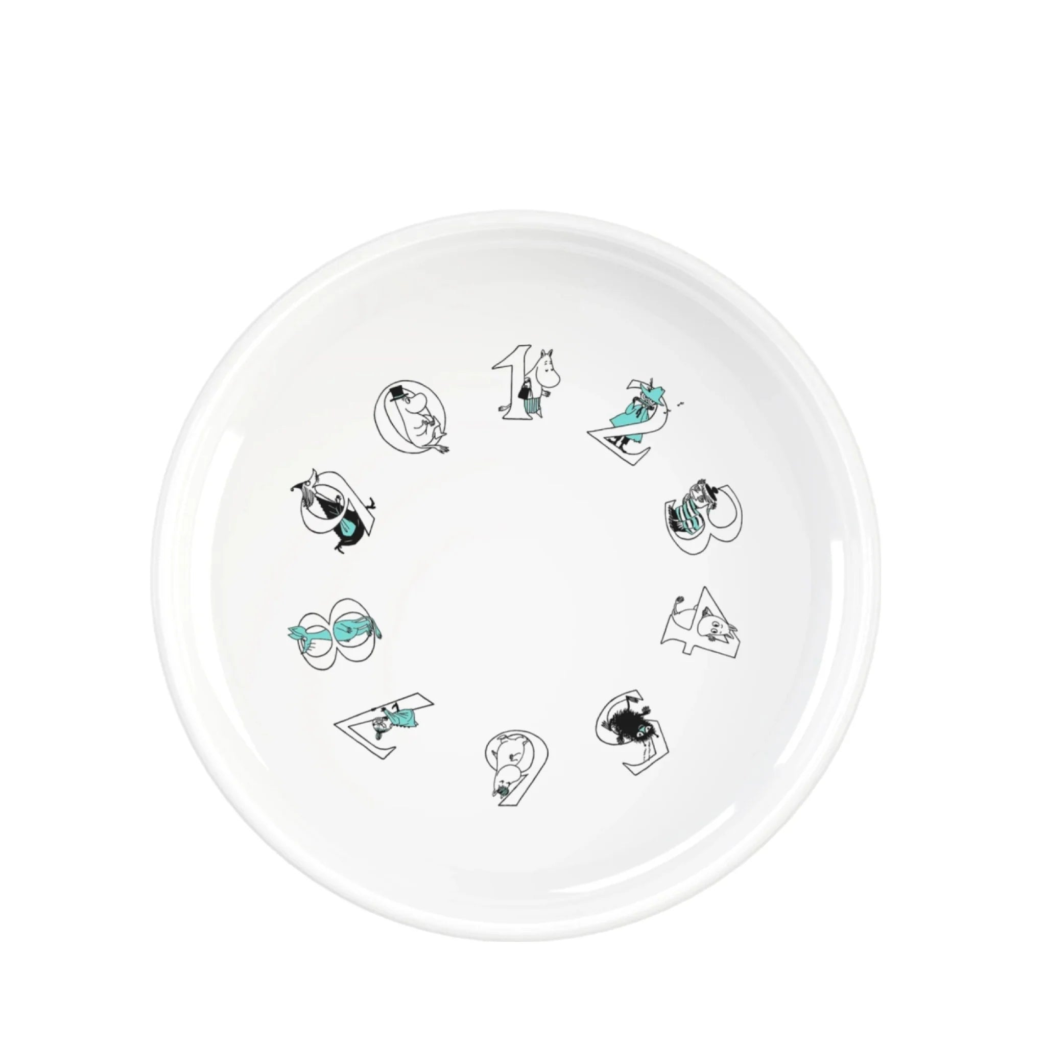 Rig Tig Moomin Abc Bowl, Moomin Turquoise