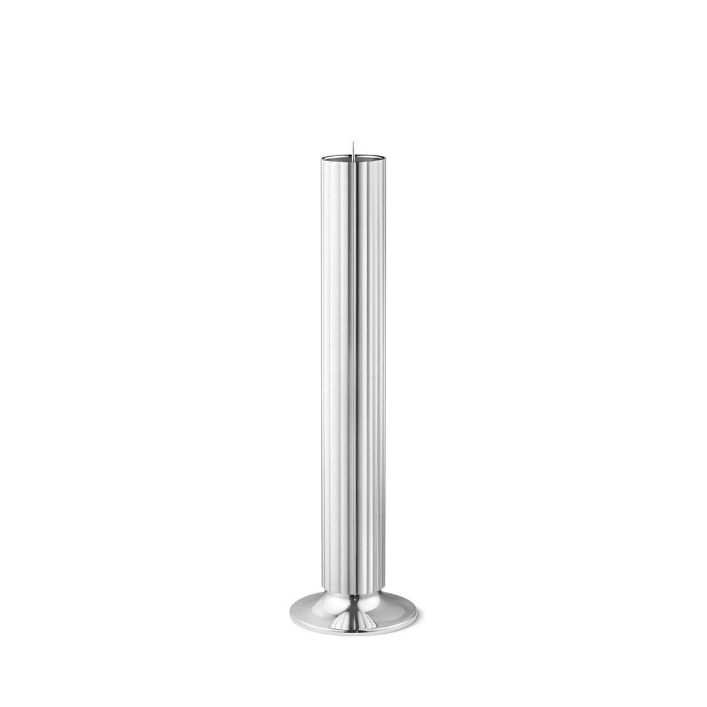 Georg Jensen Bernadott Candle Holder Stainless Steel, H: 50 Cm