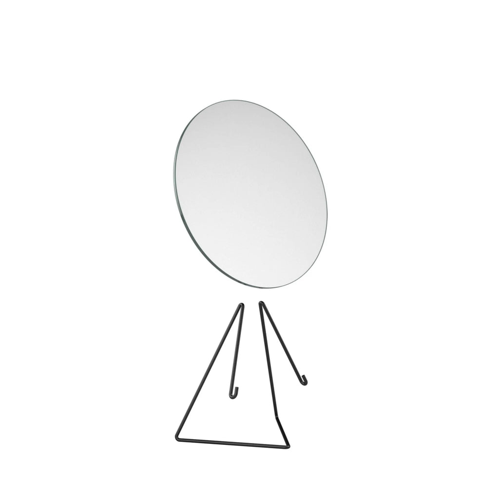 Sleek Moebe Standing Mirror Ø30 cm in Black - Minimalist Design