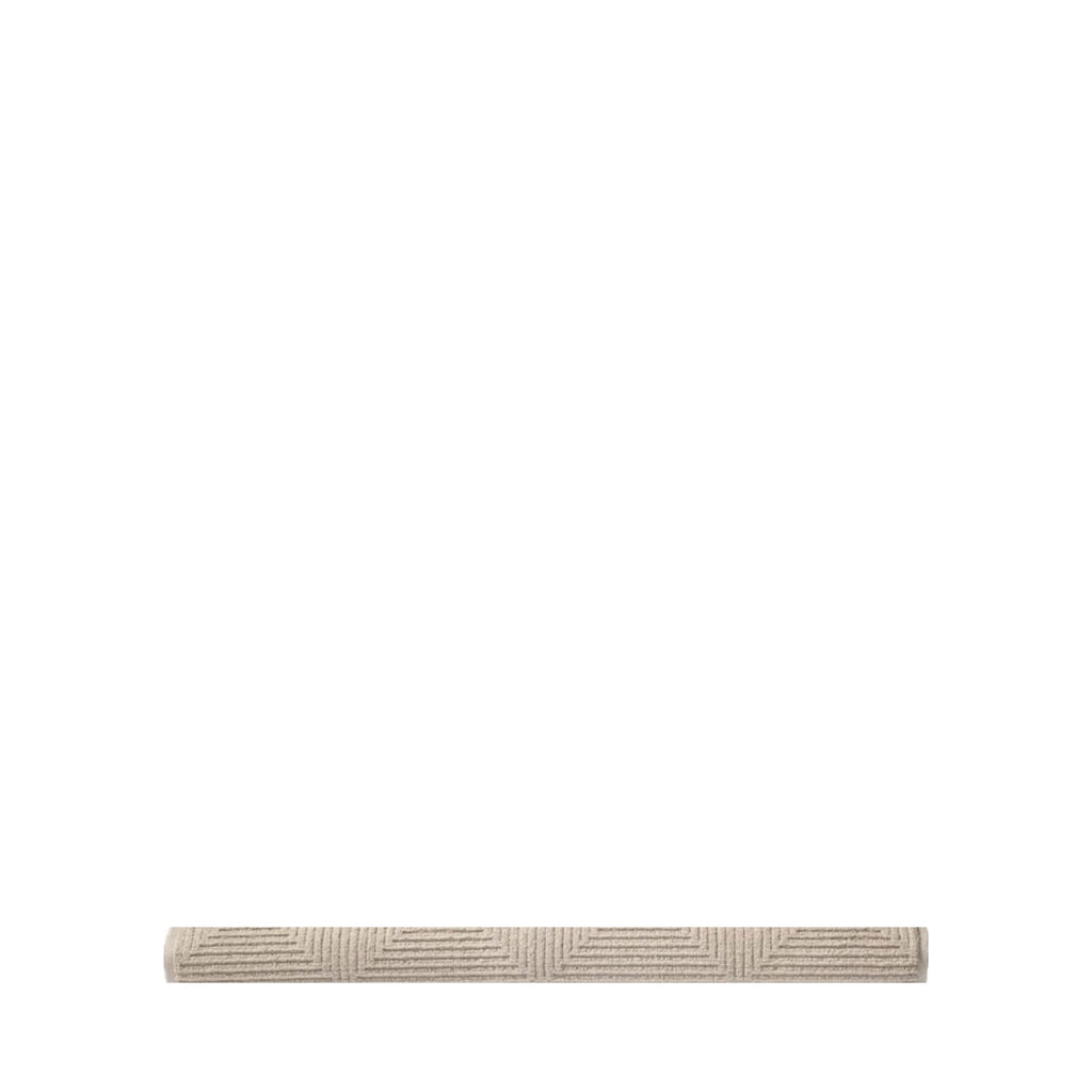 FDB Møbler Kirkeby Beige Bath Mat - 100% Organic Cotton, Eco-Friendly Design