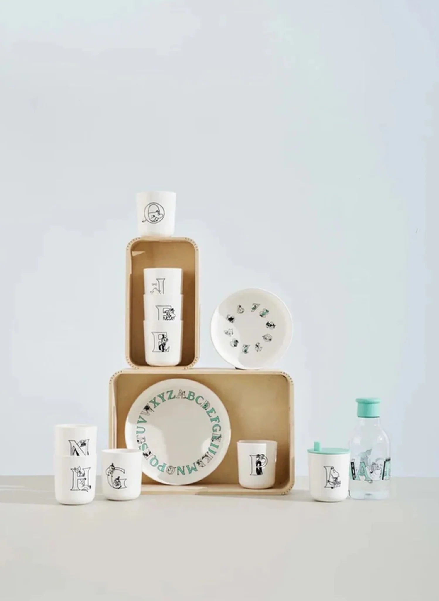 Rig Tig Moomin Abc Plate, Moomin Salmon