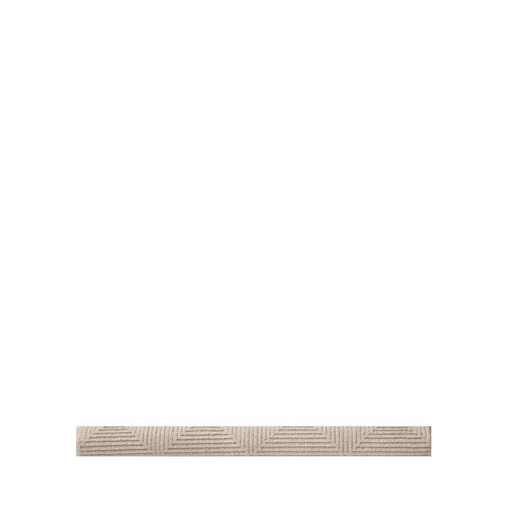 FDB Møbler Kirkeby Beige Bath Mat - 100% Organic Cotton, Eco-Friendly Design