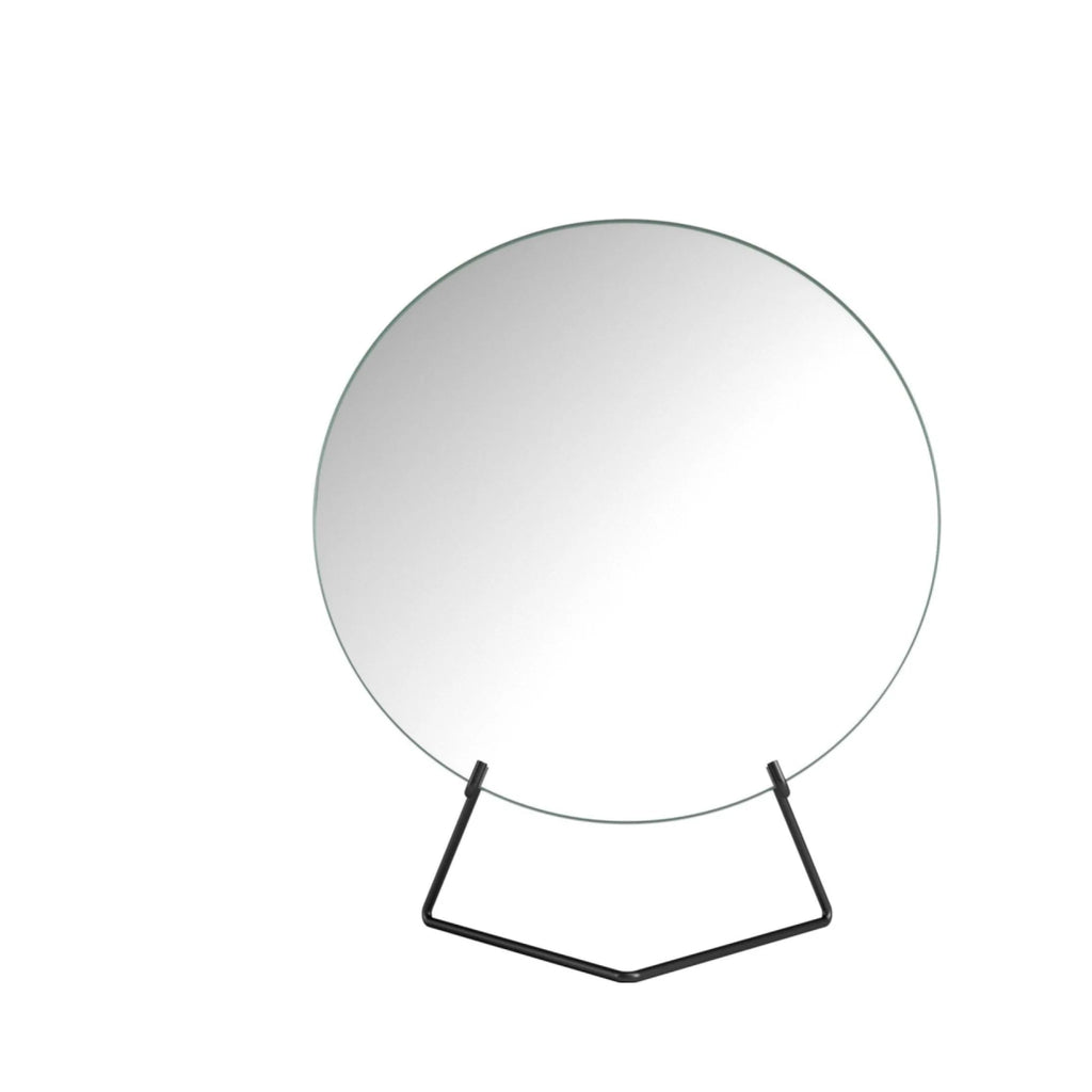 Sleek Moebe Standing Mirror Ø30 cm in Black - Minimalist Design