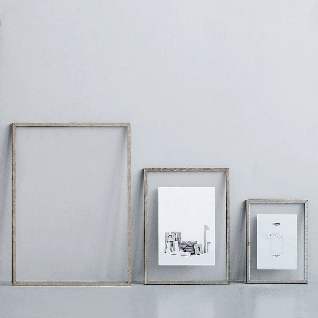 Moebe A4 Oak Frame: Stylish Acrylic & Oak Design, Made in Europe