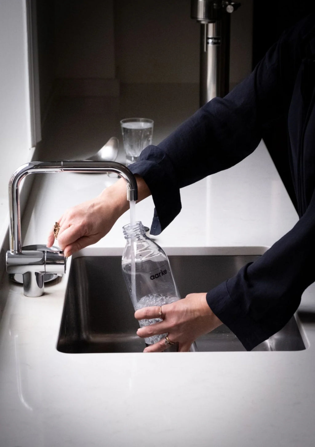 Aarke 800ml BPA-Free PET Water Bottle - Compatible with Carbonator Series