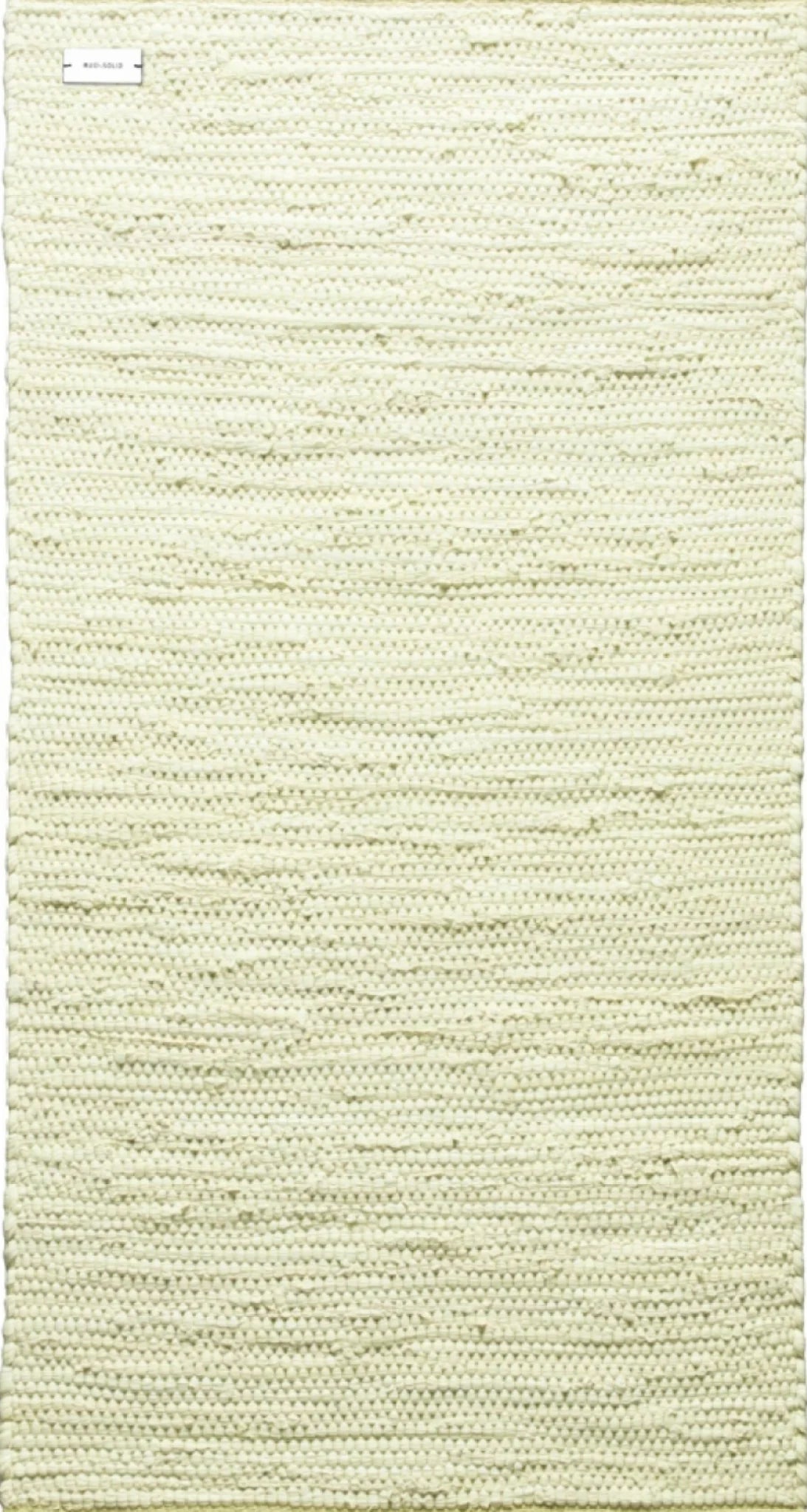 Rug Solid Cotton Rug 135x65 Cm, Lemon