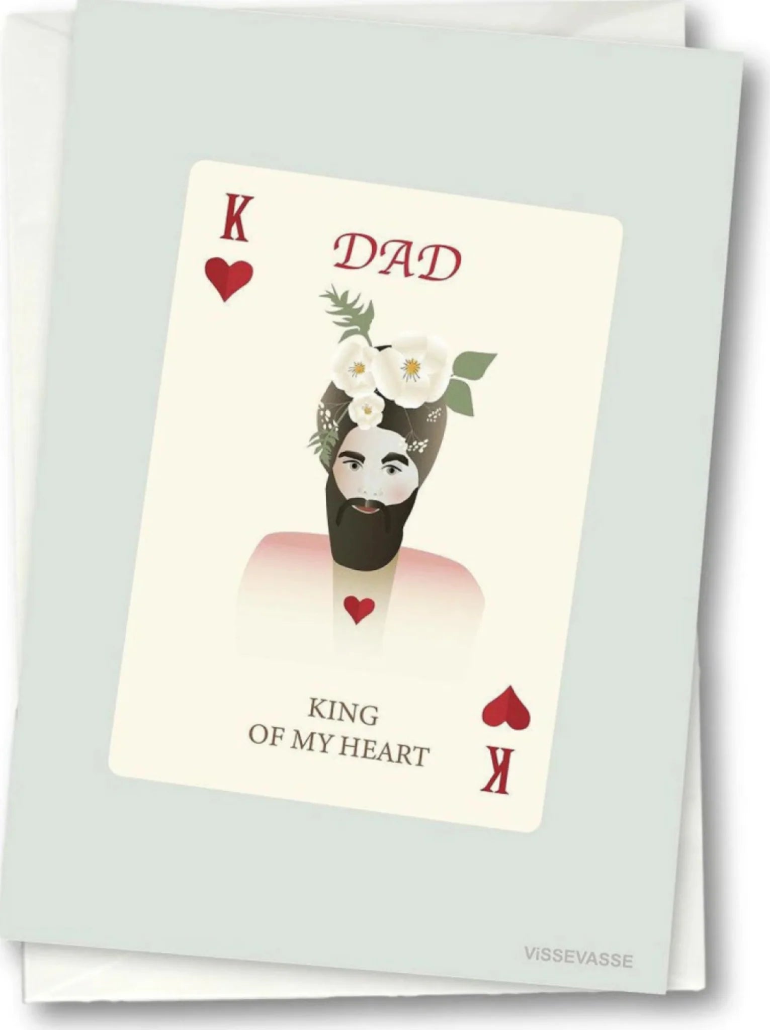 Vissevasse Dad Kind Of My Heart Greeting Card, 10,5x15cm