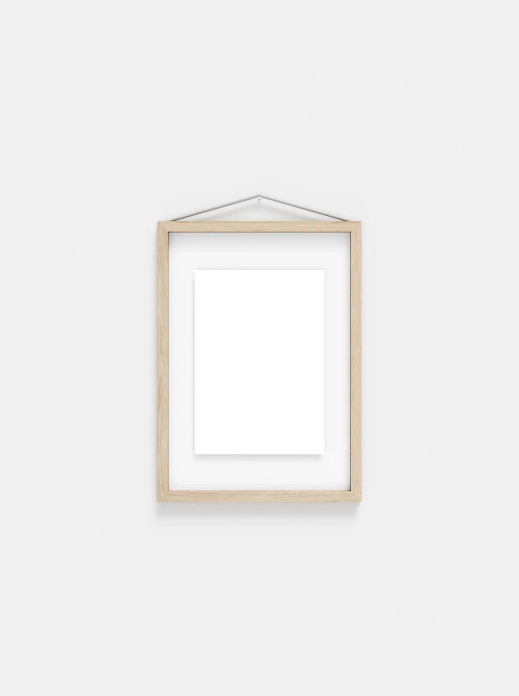 Moebe Frame A4 in Ash - Stylish Acrylic & Wood Design, Made in Europe