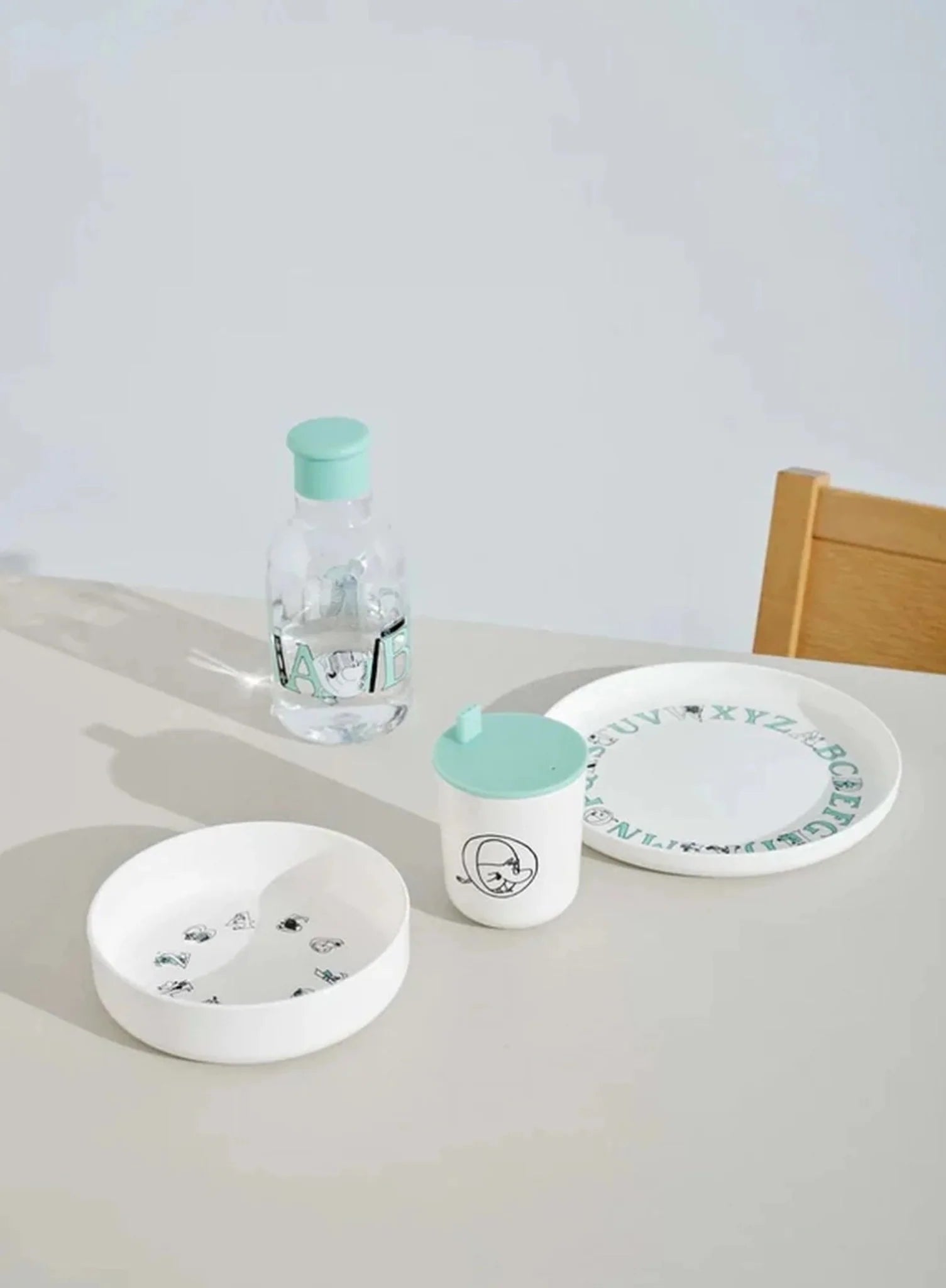 Rig Tig Moomin Abc Bowl, Moomin Turquoise