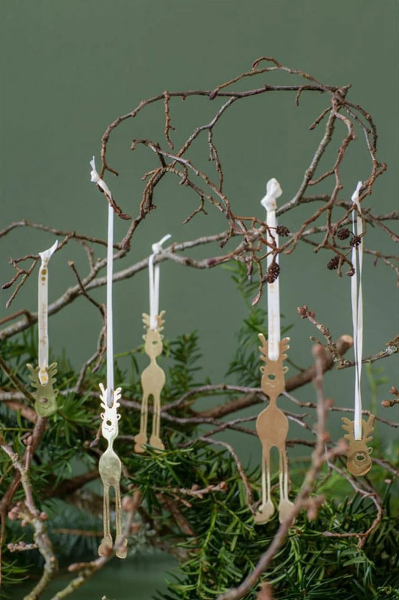 Medusa Copenhagen Baby Rudolf Deco Hanger, 4 Pcs.