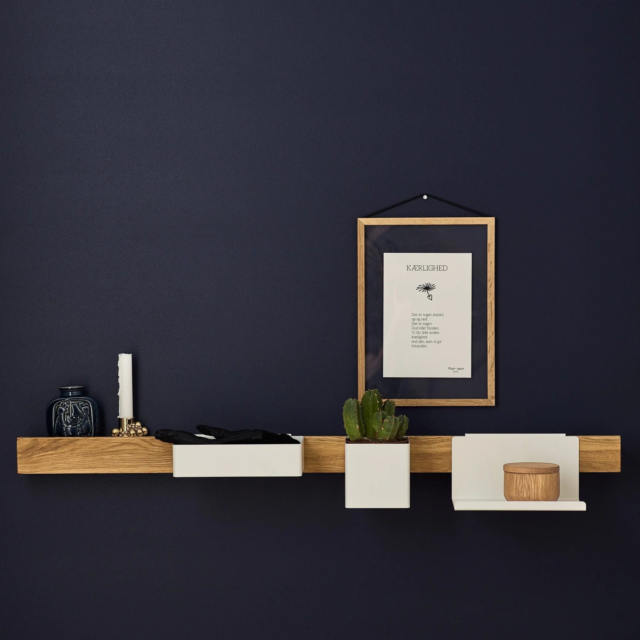 Gejst FLEX Small Box White 10.5cm - Magnetic Rail Storage Accessory