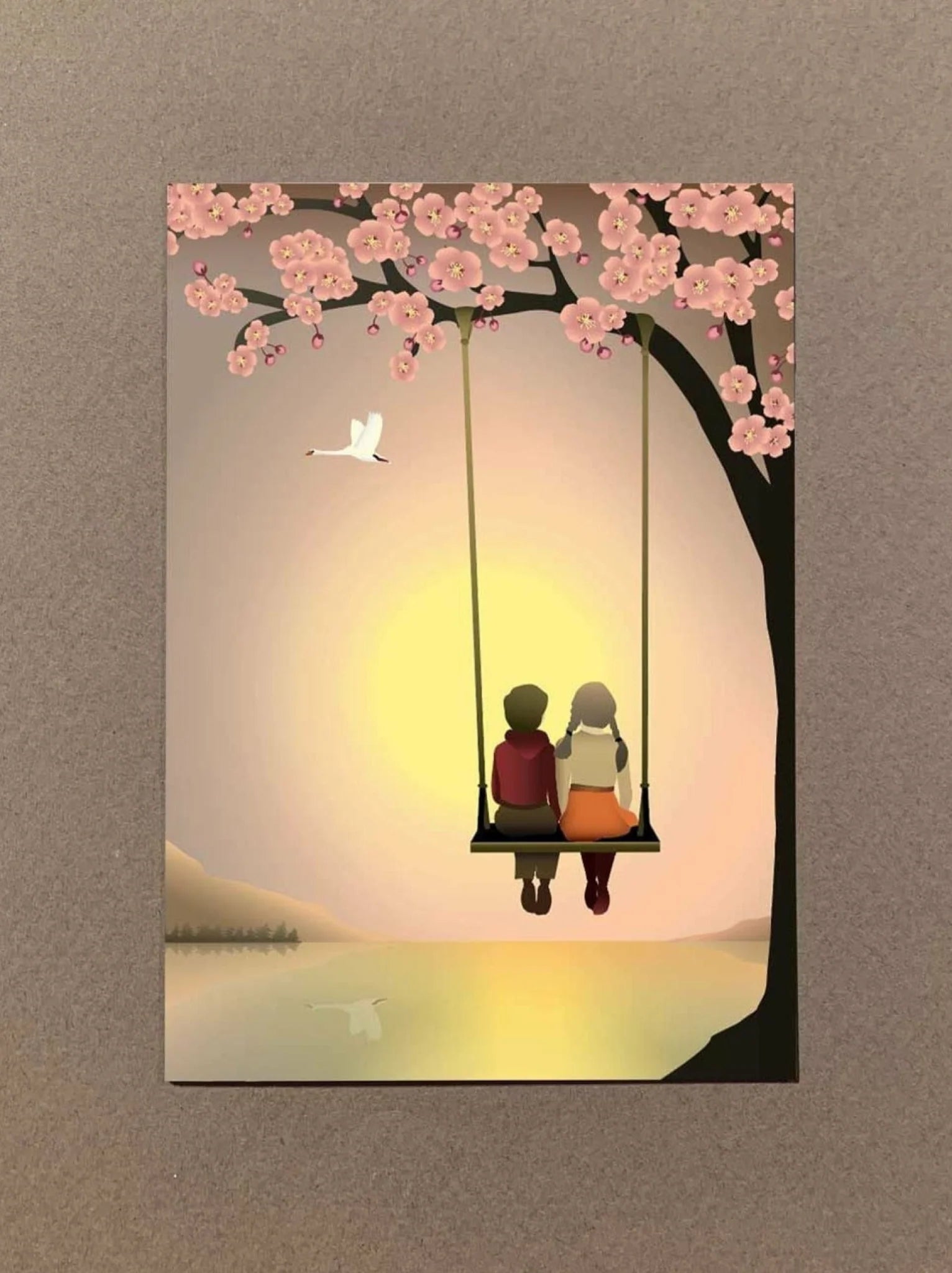 Vissevasse Sunset With You Mini Card, A7