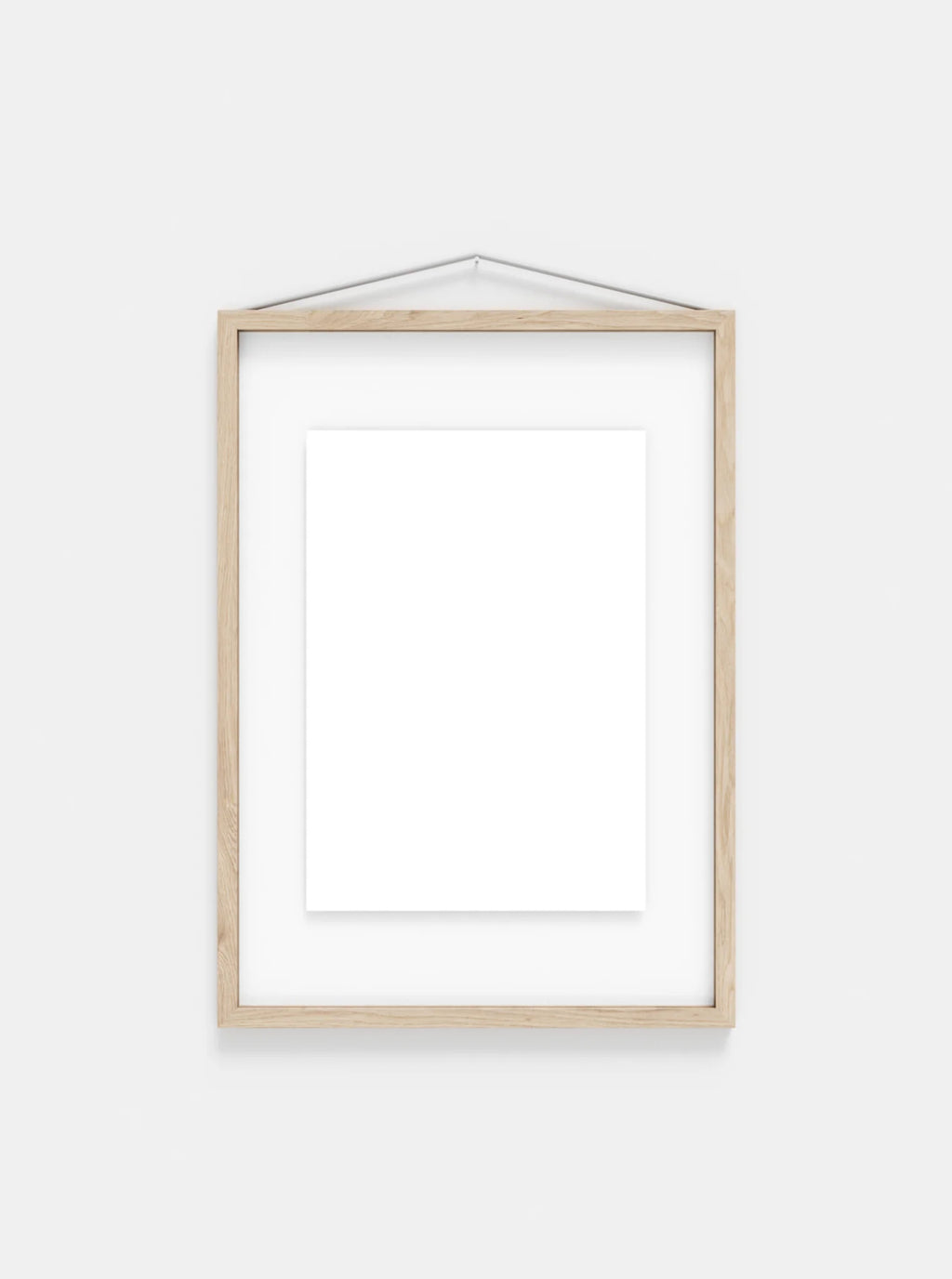 Moebe Frame A3 in Ash Wood - Stylish Acrylic Glass Display Frame