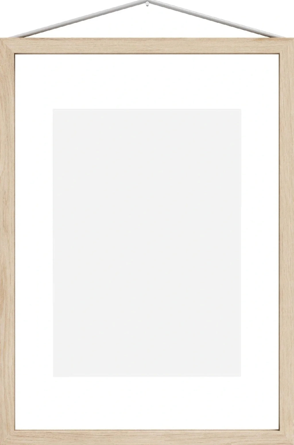 Moebe Frame A4 in Ash - Stylish Acrylic & Wood Design, Made in Europe