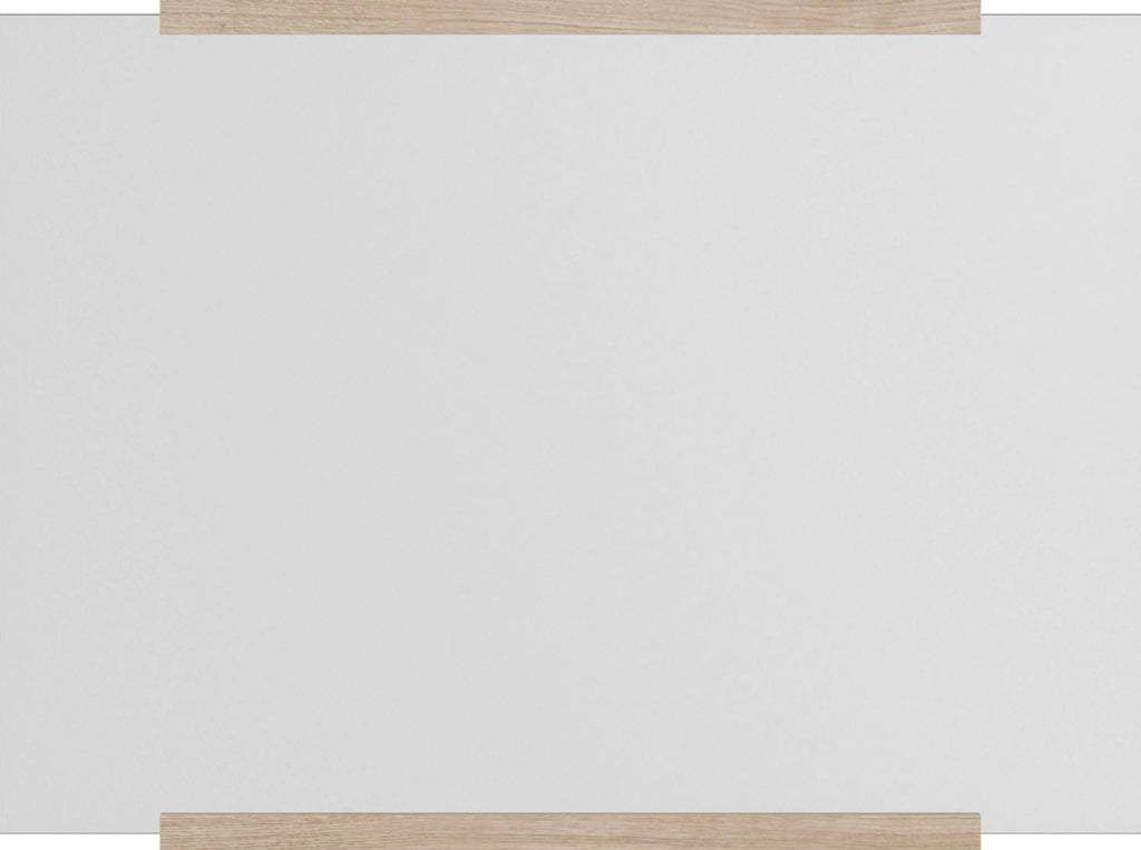 Moebe Rectangular Oak Wall Mirror 43.3x30 cm - Minimalist Nordic Design