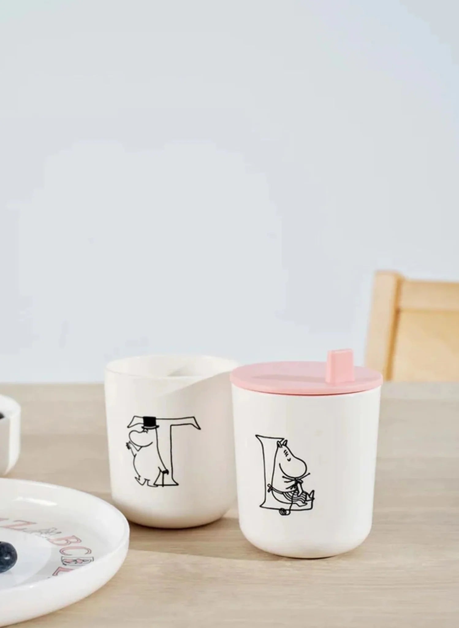 Rig Tig Moomin Abc Plate, Moomin Salmon