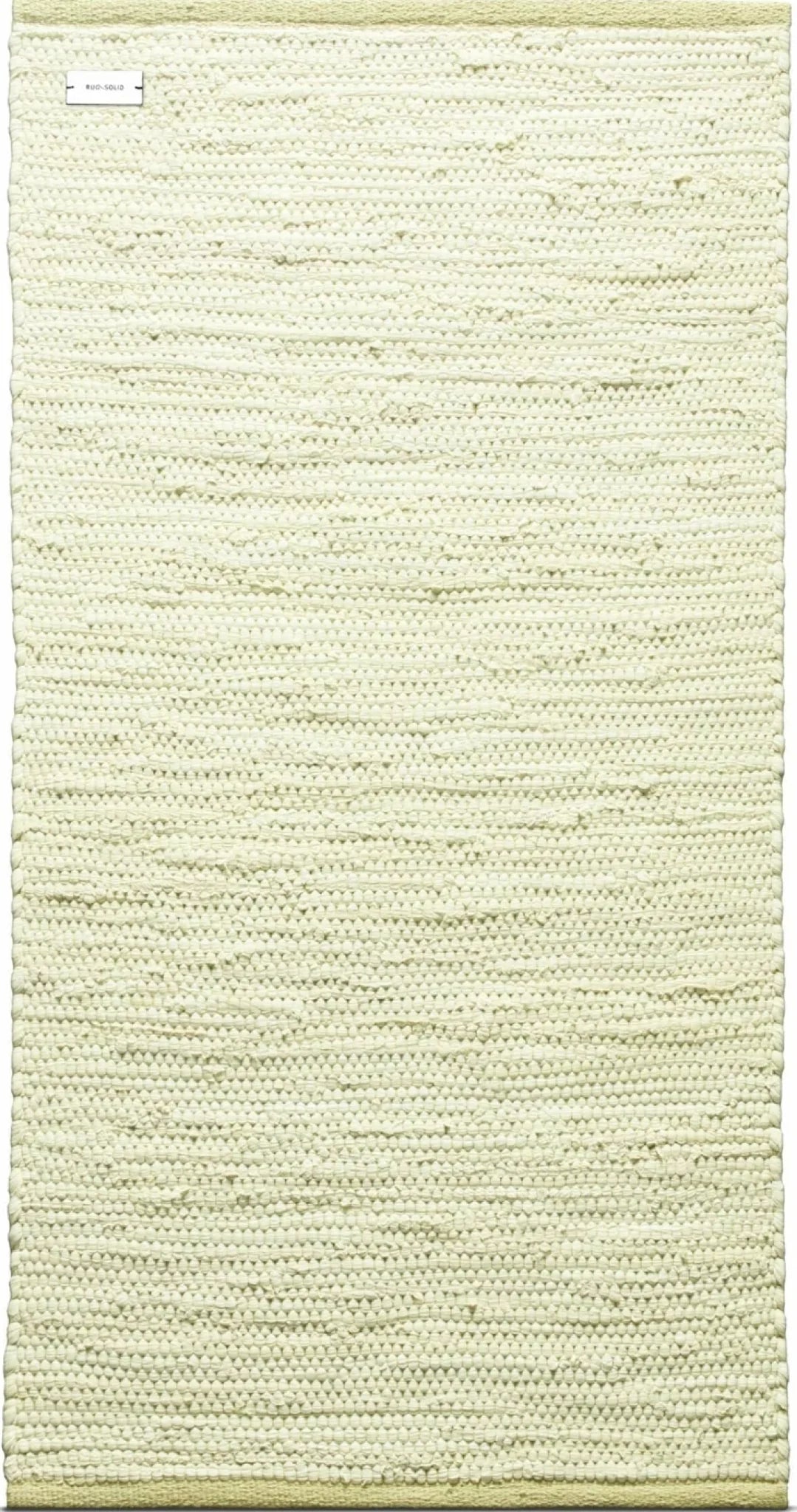 Rug Solid Cotton Rug 135x65 Cm, Lemon