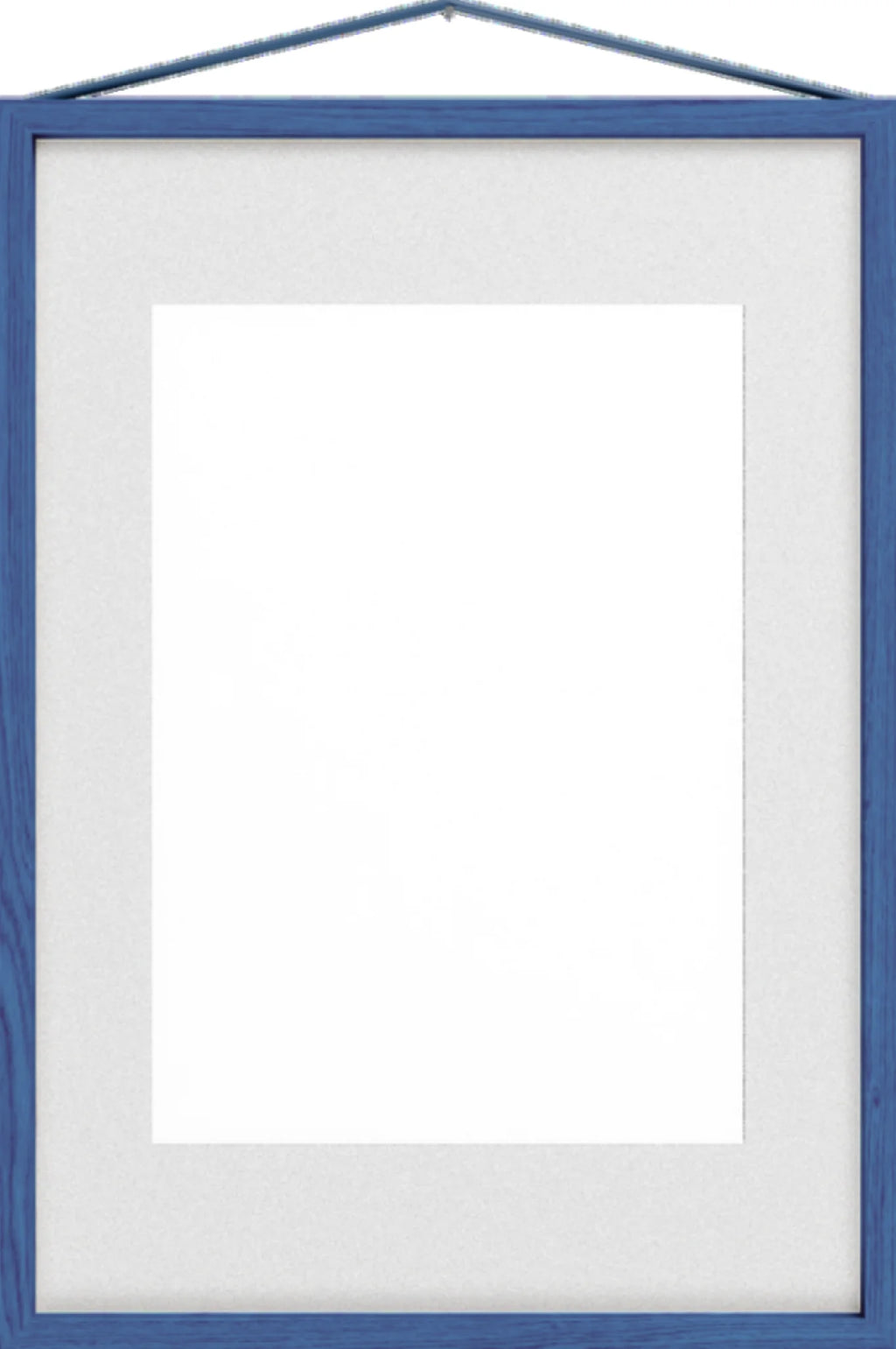 Moebe A3 Blue Satined Frame: Stylish Birch Wood Design for Art Display