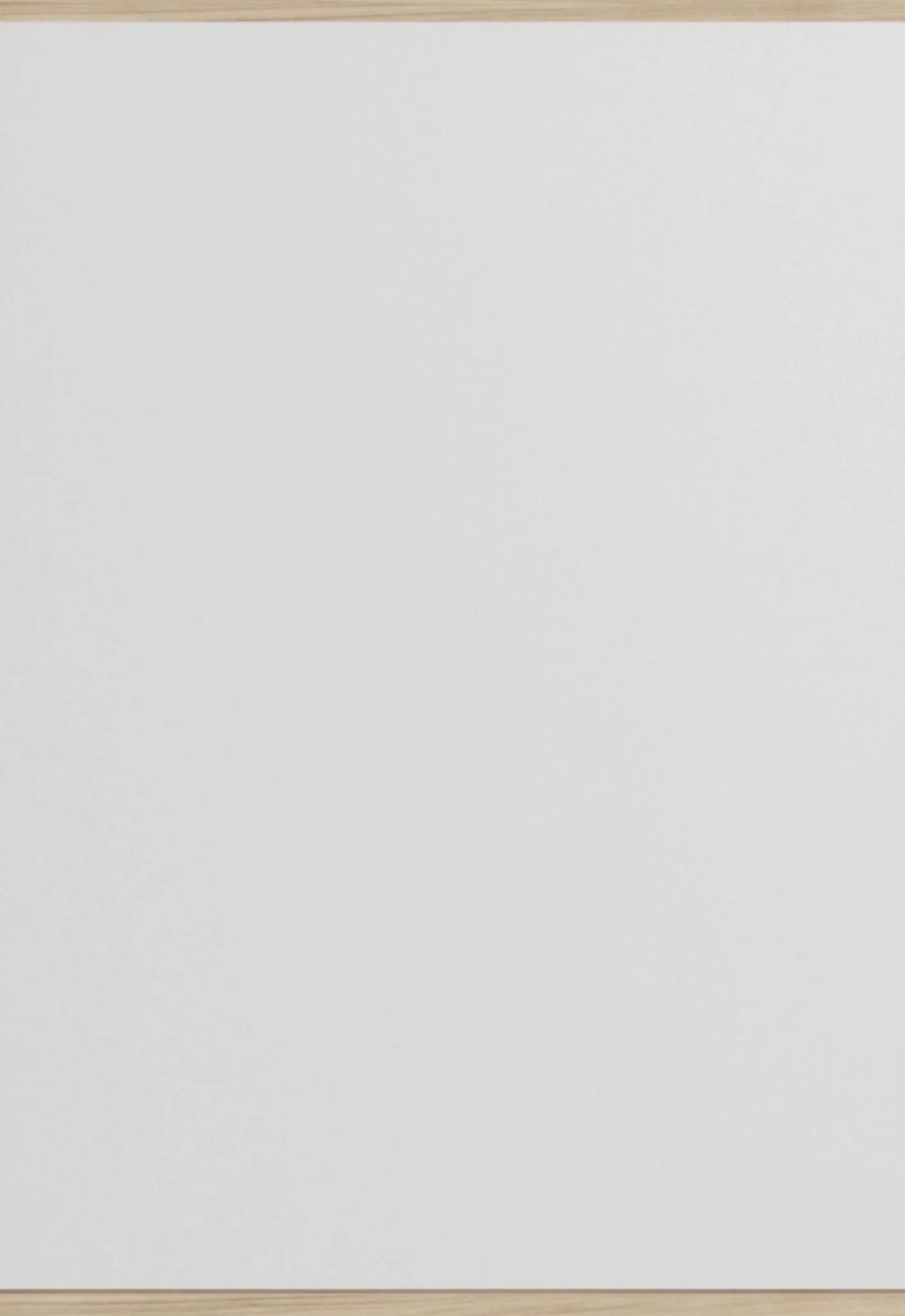 Moebe Rectangular Ash Wall Mirror 43.3x30 cm - Minimalist Nordic Design