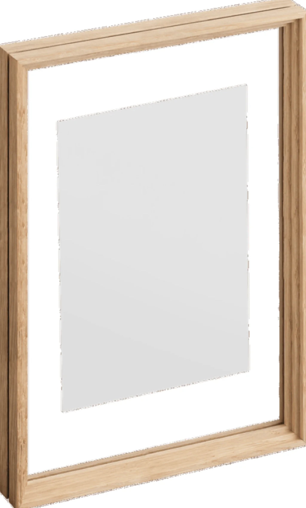 Moebe A4 Oak Frame: Stylish Acrylic & Oak Design, Made in Europe