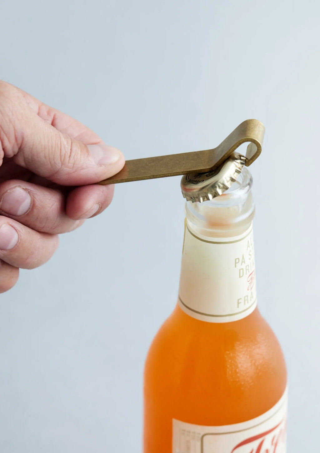 Elegant Moebe Brass Bottle Opener - Danish Design, Stainless Steel Option