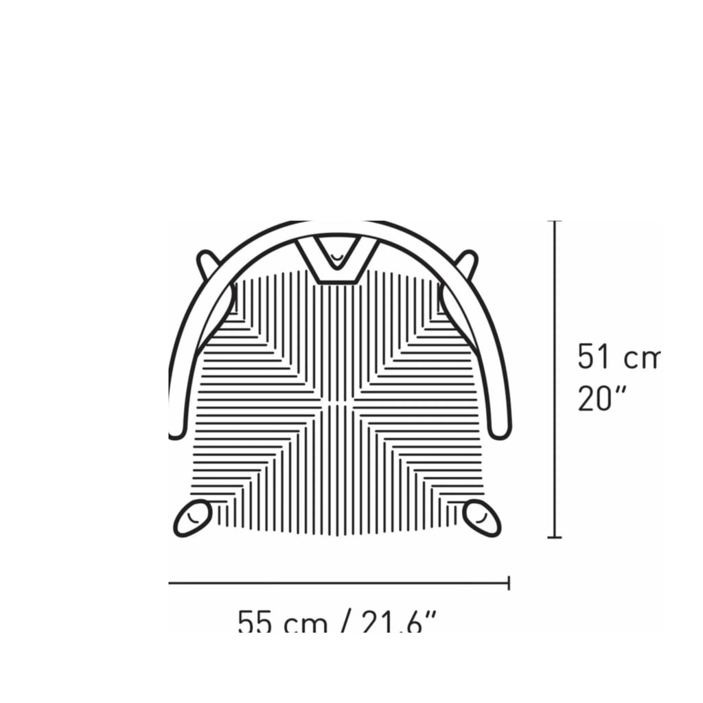 Carl Hansen CH24 Wishbone Chair Oak, Slate/Natural Cord