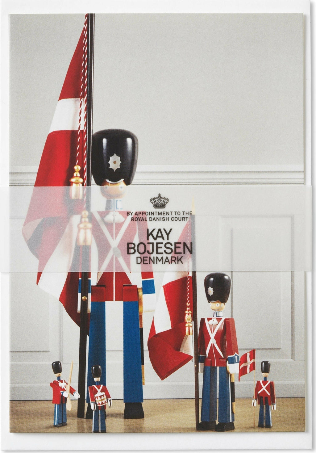 Kay Bojesen Card A6 Standard Bearer All Sizes Red/Blue/White 1 Piece